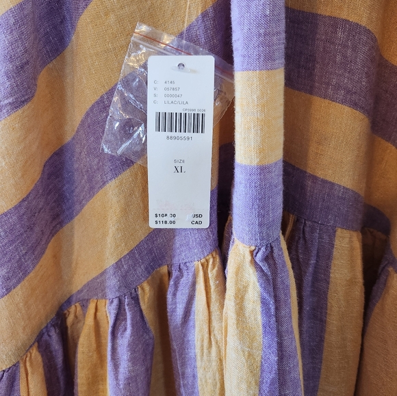 NWT Anthropologie By Anthropologie Grommet Halter Maxi Dress Women's Size XL - Picture 8 of 9